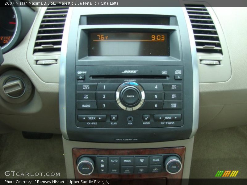 Majestic Blue Metallic / Cafe Latte 2007 Nissan Maxima 3.5 SL