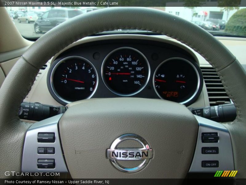 Majestic Blue Metallic / Cafe Latte 2007 Nissan Maxima 3.5 SL