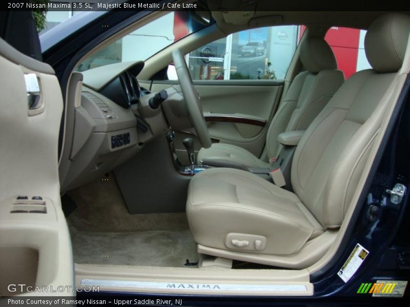 Majestic Blue Metallic / Cafe Latte 2007 Nissan Maxima 3.5 SL