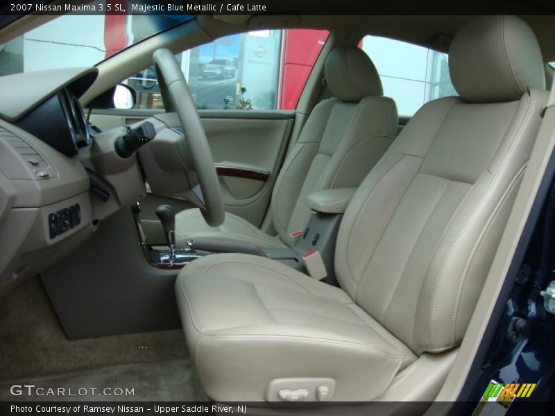 Majestic Blue Metallic / Cafe Latte 2007 Nissan Maxima 3.5 SL