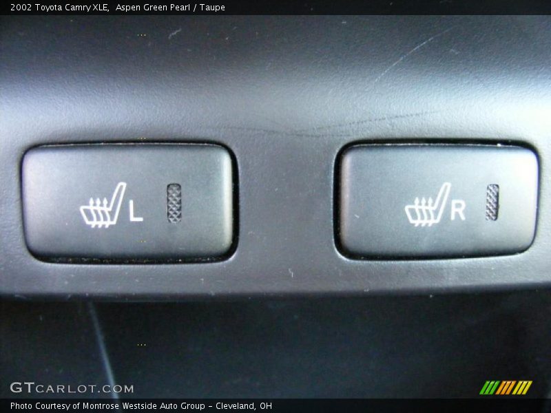 Aspen Green Pearl / Taupe 2002 Toyota Camry XLE