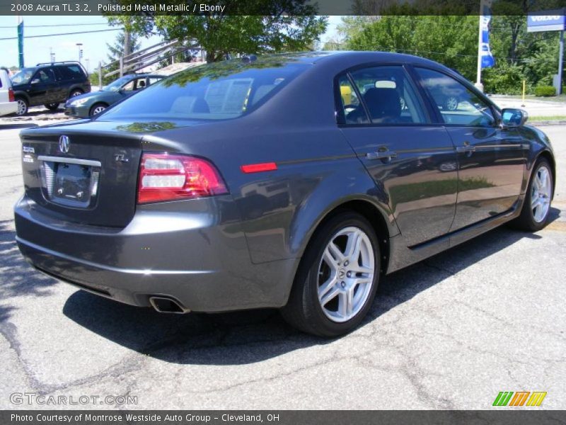 Polished Metal Metallic / Ebony 2008 Acura TL 3.2