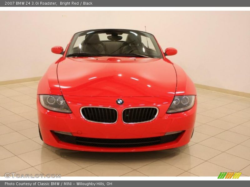Bright Red / Black 2007 BMW Z4 3.0i Roadster