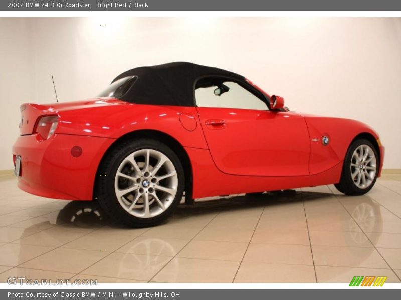 Bright Red / Black 2007 BMW Z4 3.0i Roadster
