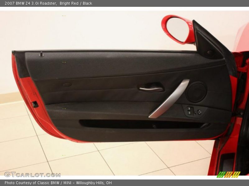 Bright Red / Black 2007 BMW Z4 3.0i Roadster