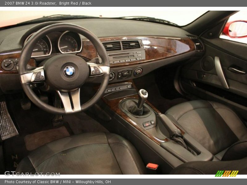 Bright Red / Black 2007 BMW Z4 3.0i Roadster