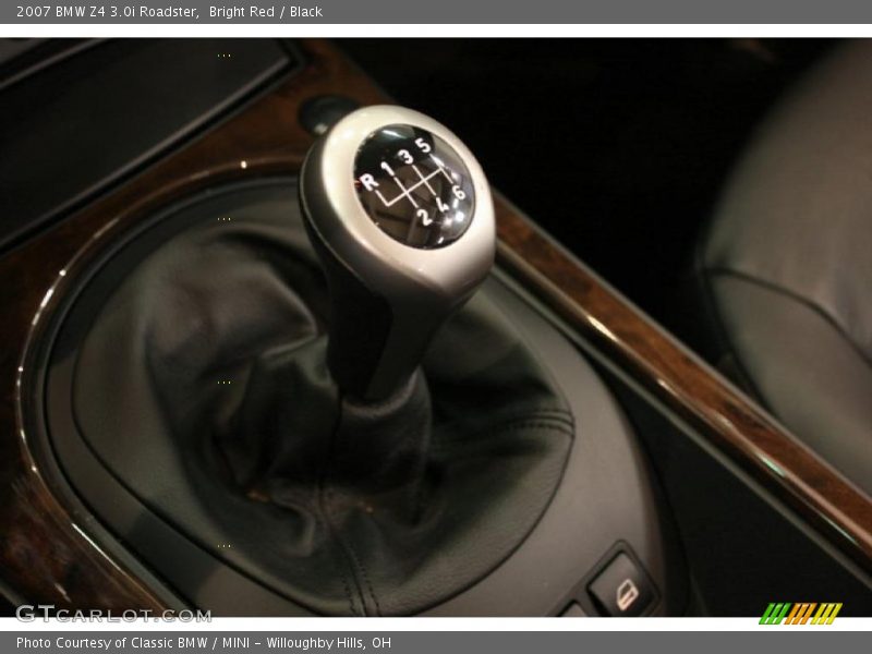 Bright Red / Black 2007 BMW Z4 3.0i Roadster