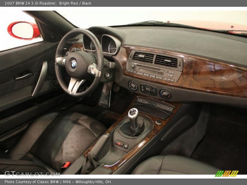 Bright Red / Black 2007 BMW Z4 3.0i Roadster