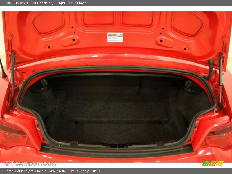 Bright Red / Black 2007 BMW Z4 3.0i Roadster