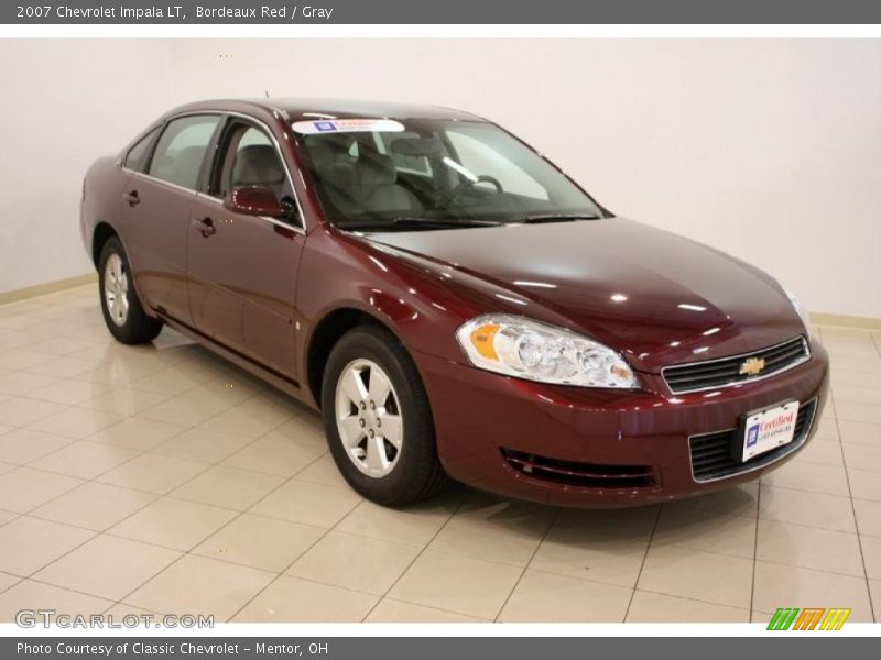Bordeaux Red / Gray 2007 Chevrolet Impala LT
