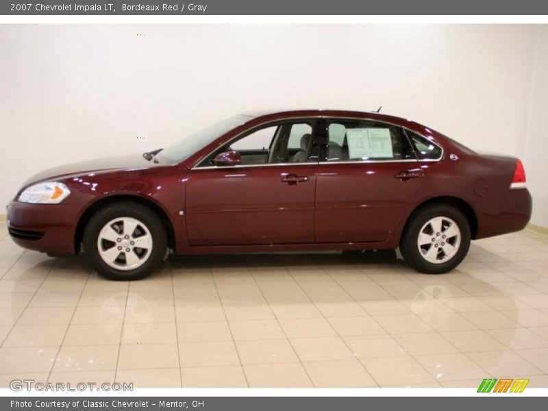 Bordeaux Red / Gray 2007 Chevrolet Impala LT