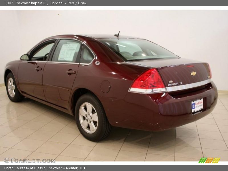 Bordeaux Red / Gray 2007 Chevrolet Impala LT