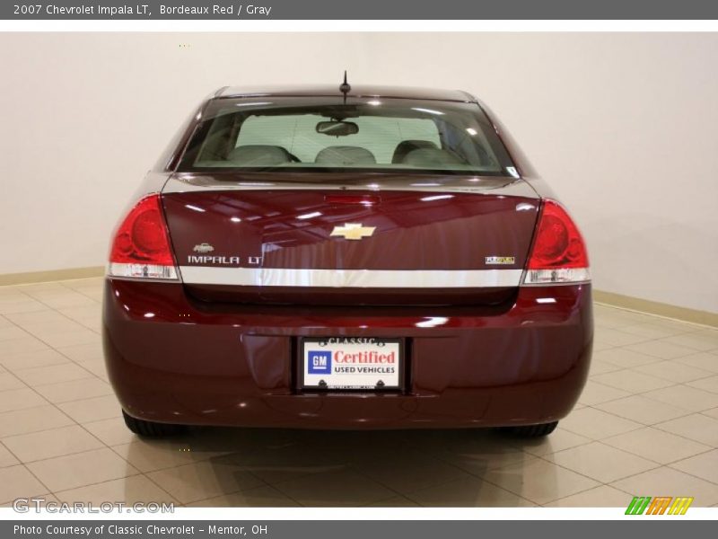 Bordeaux Red / Gray 2007 Chevrolet Impala LT