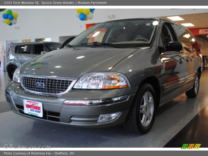 Spruce Green Metallic / Medium Parchment 2003 Ford Windstar SE