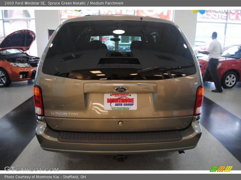 Spruce Green Metallic / Medium Parchment 2003 Ford Windstar SE