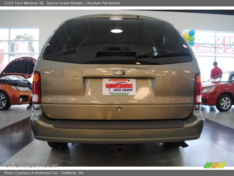Spruce Green Metallic / Medium Parchment 2003 Ford Windstar SE
