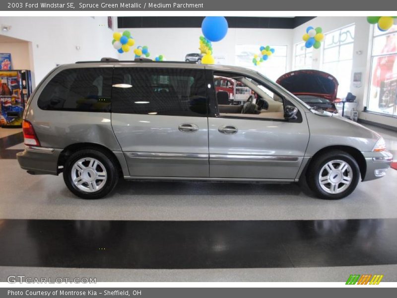 Spruce Green Metallic / Medium Parchment 2003 Ford Windstar SE