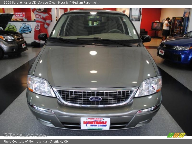 Spruce Green Metallic / Medium Parchment 2003 Ford Windstar SE