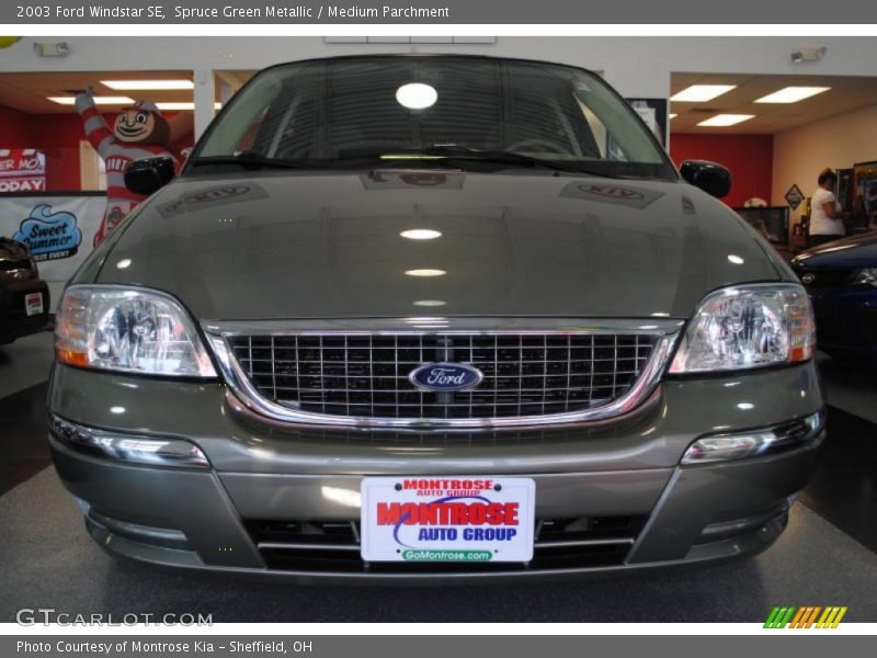 Spruce Green Metallic / Medium Parchment 2003 Ford Windstar SE