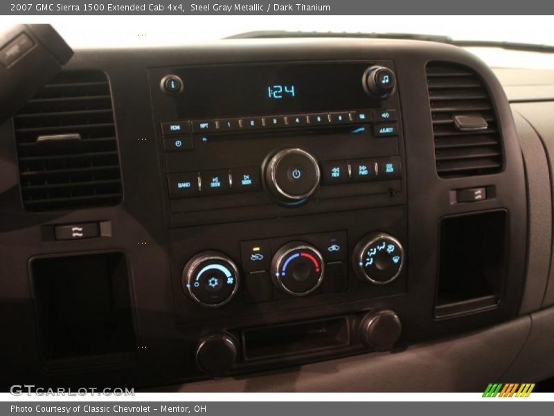 Steel Gray Metallic / Dark Titanium 2007 GMC Sierra 1500 Extended Cab 4x4