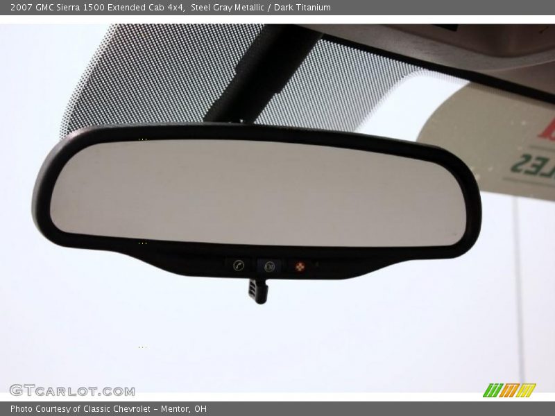 Steel Gray Metallic / Dark Titanium 2007 GMC Sierra 1500 Extended Cab 4x4