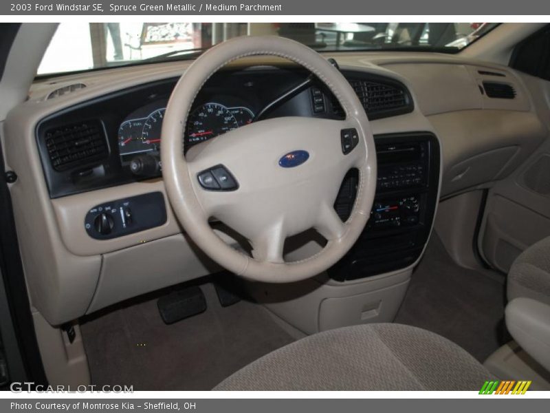 Spruce Green Metallic / Medium Parchment 2003 Ford Windstar SE