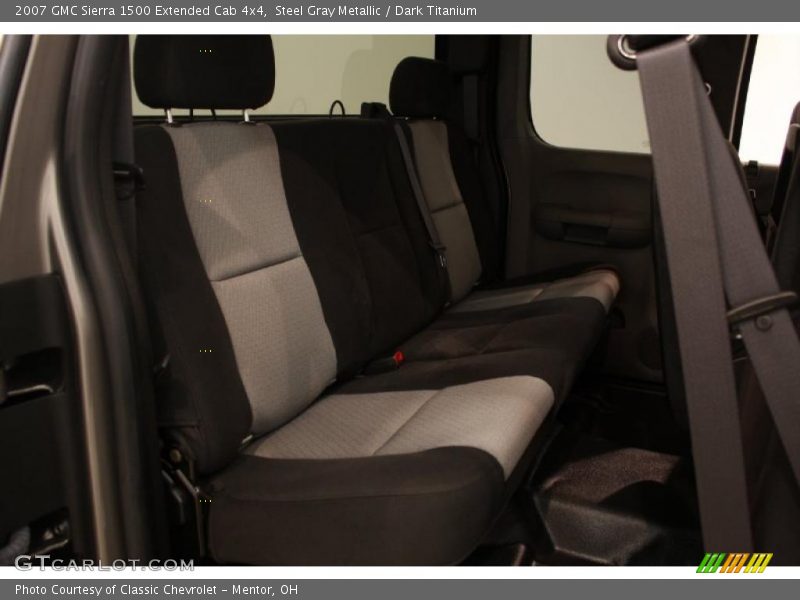 Steel Gray Metallic / Dark Titanium 2007 GMC Sierra 1500 Extended Cab 4x4