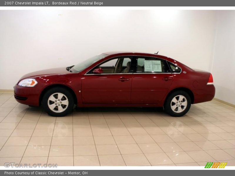 Bordeaux Red / Neutral Beige 2007 Chevrolet Impala LT