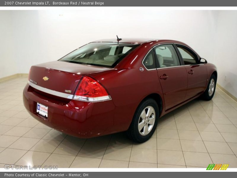 Bordeaux Red / Neutral Beige 2007 Chevrolet Impala LT
