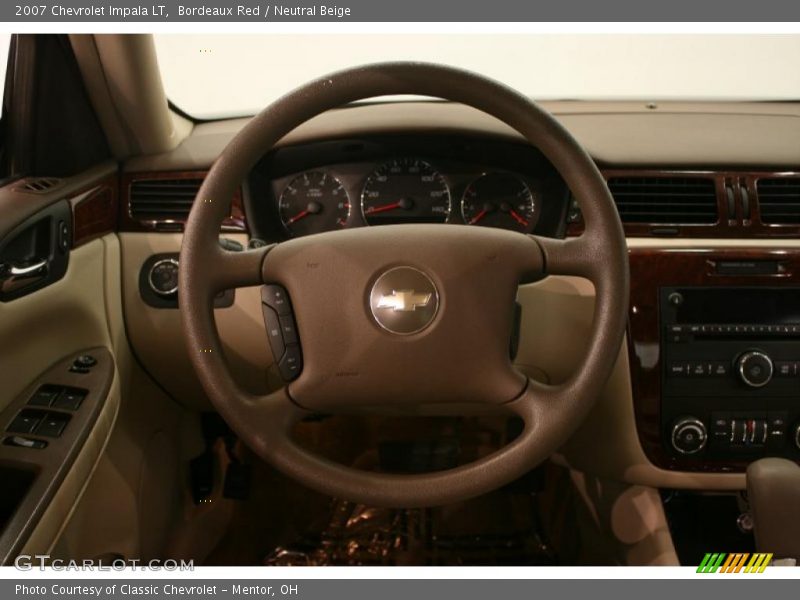 Bordeaux Red / Neutral Beige 2007 Chevrolet Impala LT