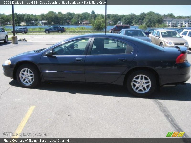 Deep Sapphire Blue Pearlcoat / Dark Slate Gray 2002 Dodge Intrepid SE