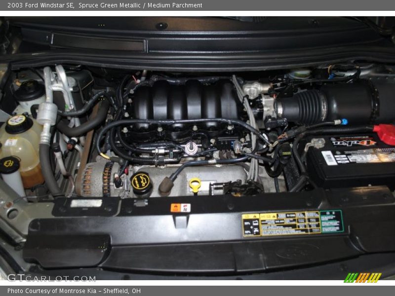 Spruce Green Metallic / Medium Parchment 2003 Ford Windstar SE