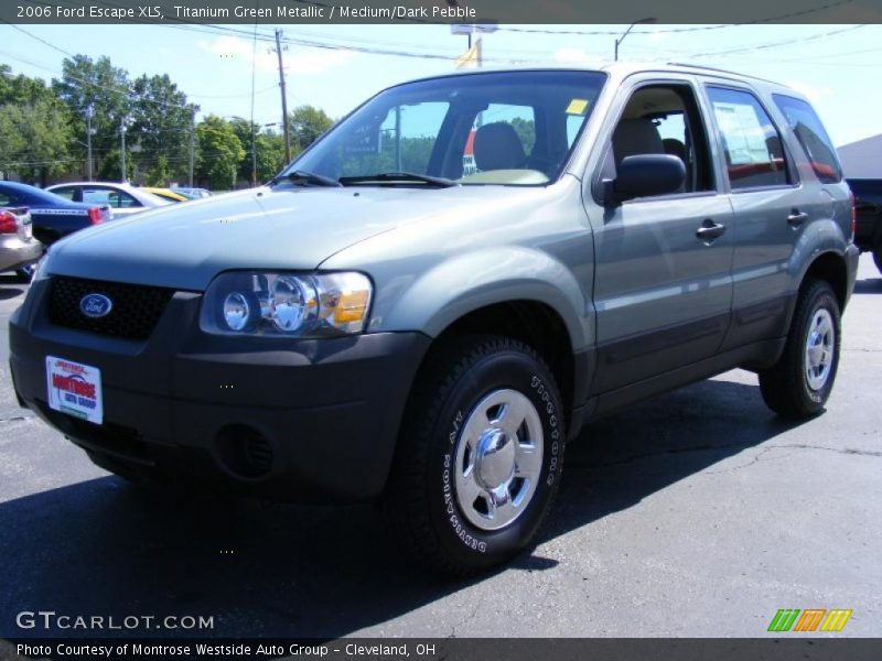Titanium Green Metallic / Medium/Dark Pebble 2006 Ford Escape XLS