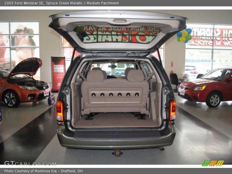 Spruce Green Metallic / Medium Parchment 2003 Ford Windstar SE