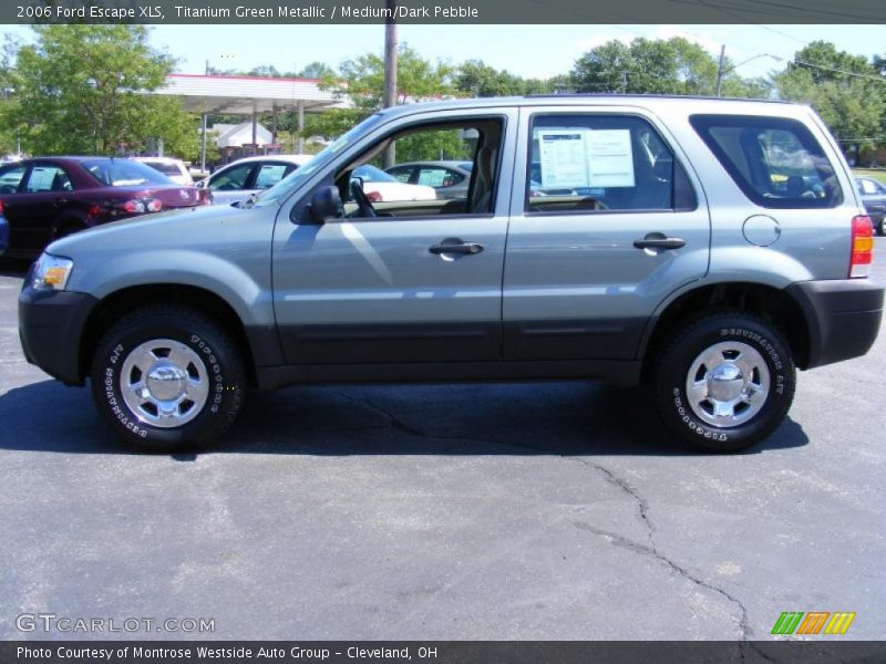Titanium Green Metallic / Medium/Dark Pebble 2006 Ford Escape XLS