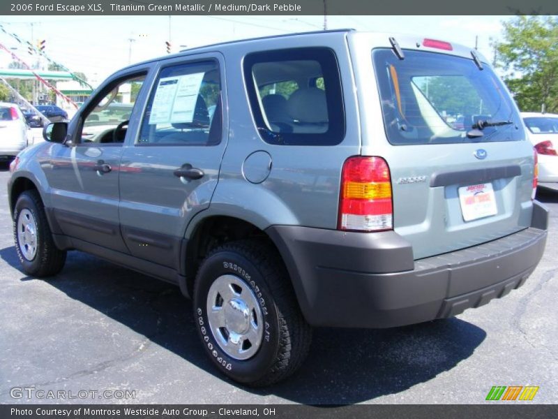 Titanium Green Metallic / Medium/Dark Pebble 2006 Ford Escape XLS