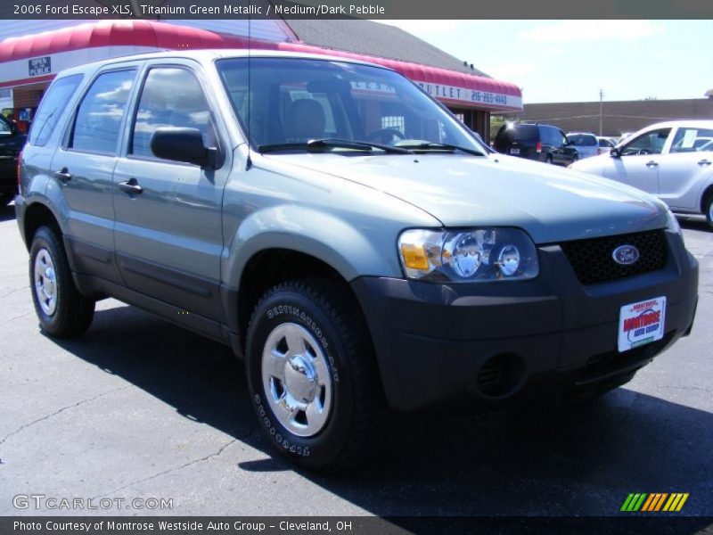 Titanium Green Metallic / Medium/Dark Pebble 2006 Ford Escape XLS