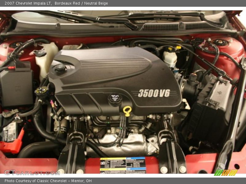 Bordeaux Red / Neutral Beige 2007 Chevrolet Impala LT