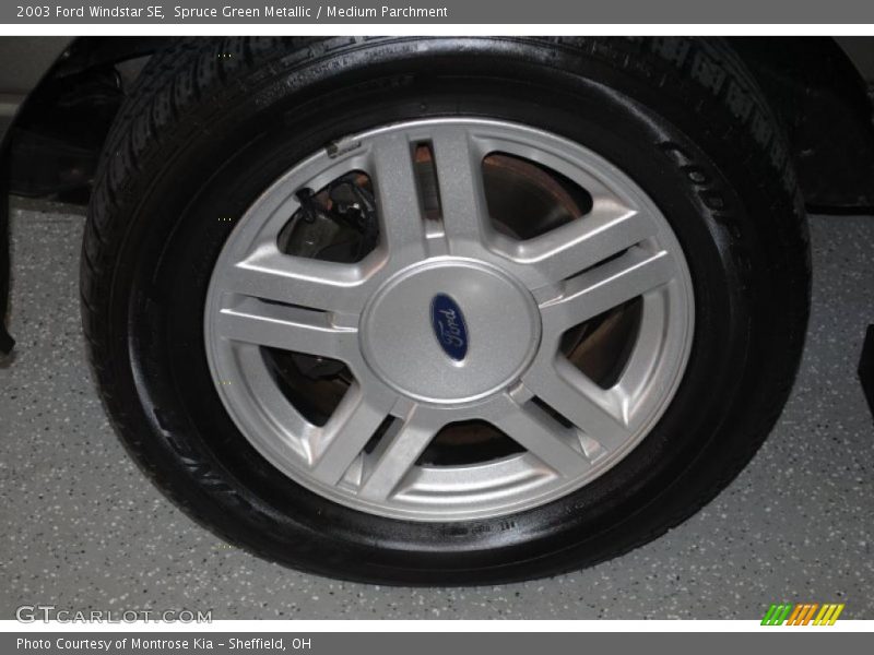 Spruce Green Metallic / Medium Parchment 2003 Ford Windstar SE