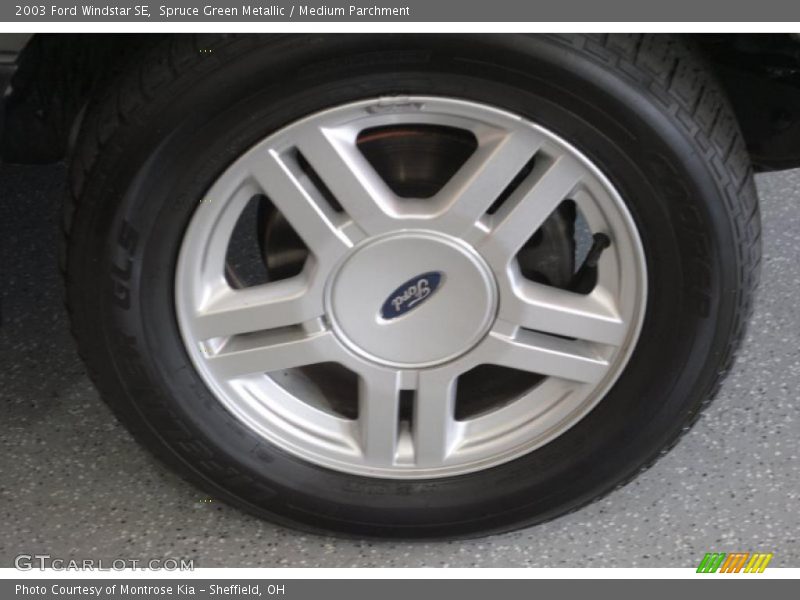 Spruce Green Metallic / Medium Parchment 2003 Ford Windstar SE