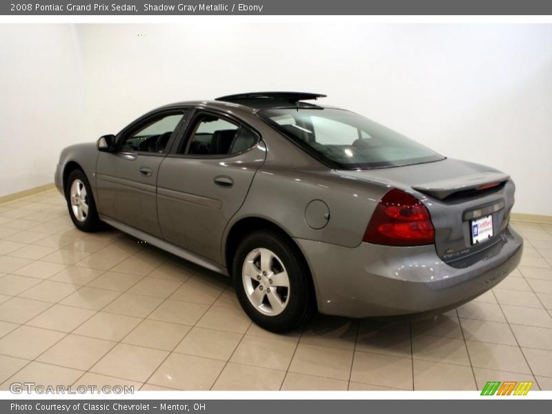 Shadow Gray Metallic / Ebony 2008 Pontiac Grand Prix Sedan