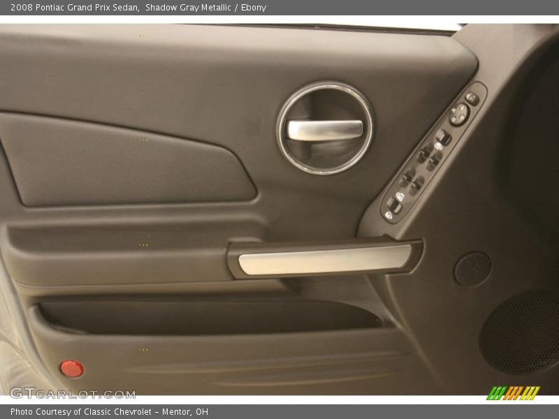 Shadow Gray Metallic / Ebony 2008 Pontiac Grand Prix Sedan