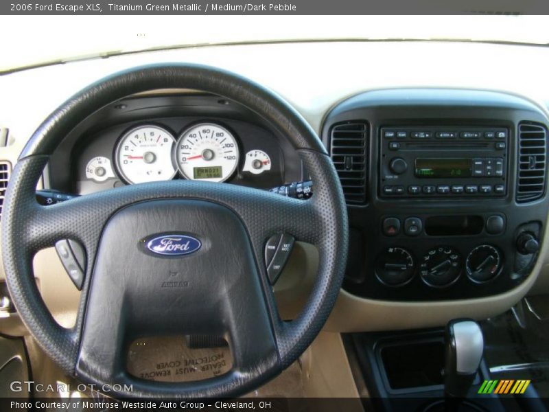 Titanium Green Metallic / Medium/Dark Pebble 2006 Ford Escape XLS