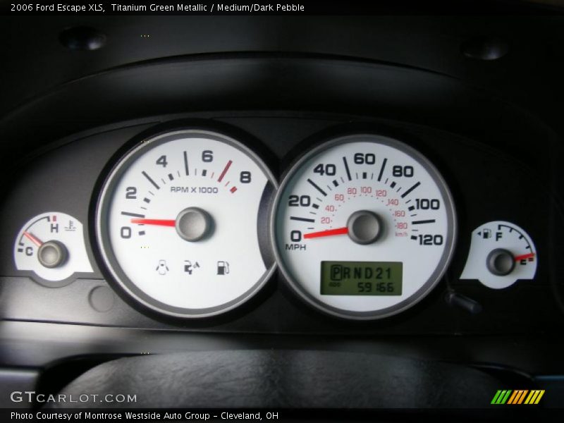 Titanium Green Metallic / Medium/Dark Pebble 2006 Ford Escape XLS