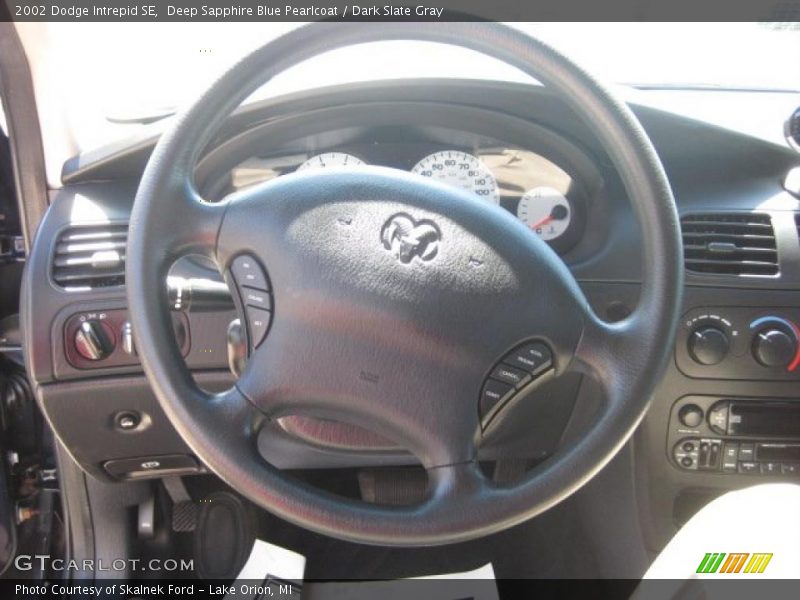 Deep Sapphire Blue Pearlcoat / Dark Slate Gray 2002 Dodge Intrepid SE