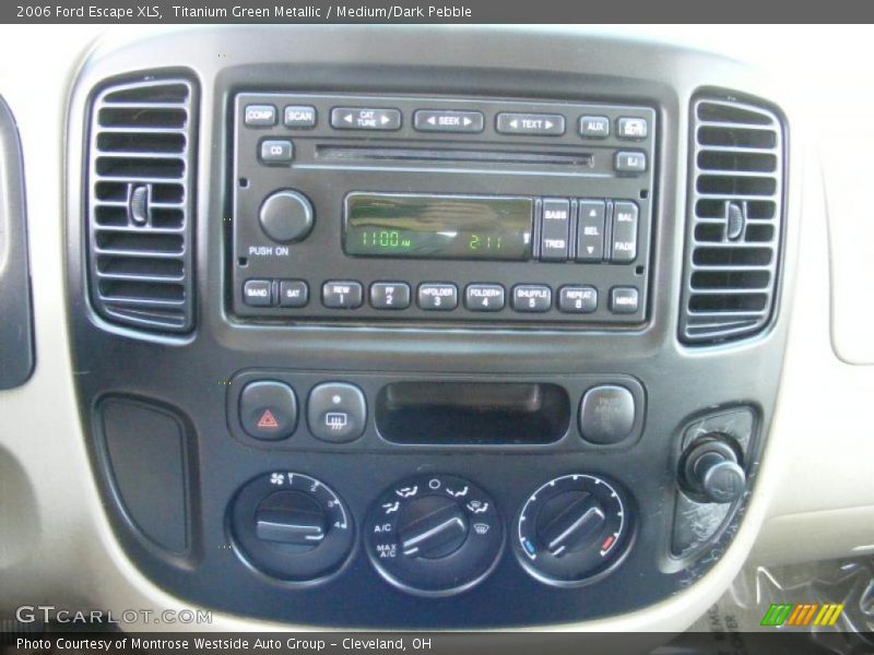 Titanium Green Metallic / Medium/Dark Pebble 2006 Ford Escape XLS