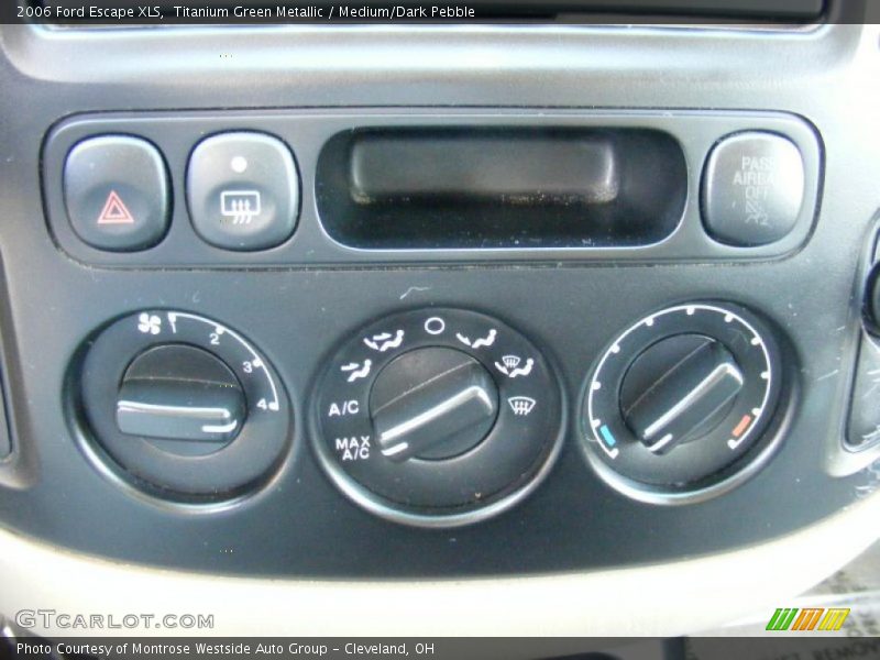 Titanium Green Metallic / Medium/Dark Pebble 2006 Ford Escape XLS