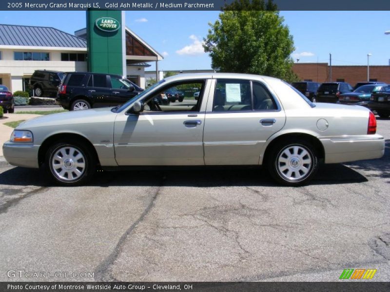 Gold Ash Metallic / Medium Parchment 2005 Mercury Grand Marquis LS