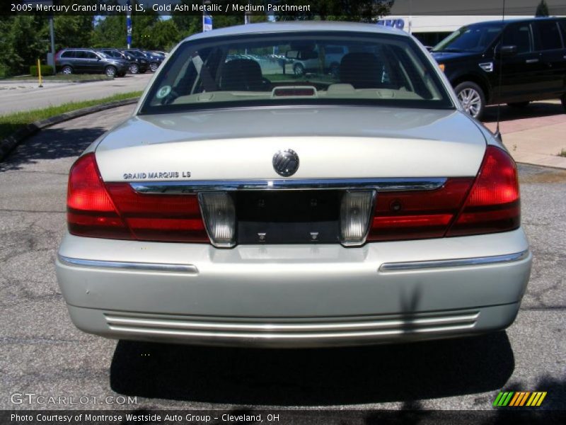 Gold Ash Metallic / Medium Parchment 2005 Mercury Grand Marquis LS