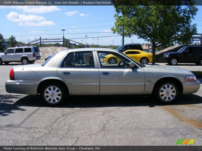 Gold Ash Metallic / Medium Parchment 2005 Mercury Grand Marquis LS